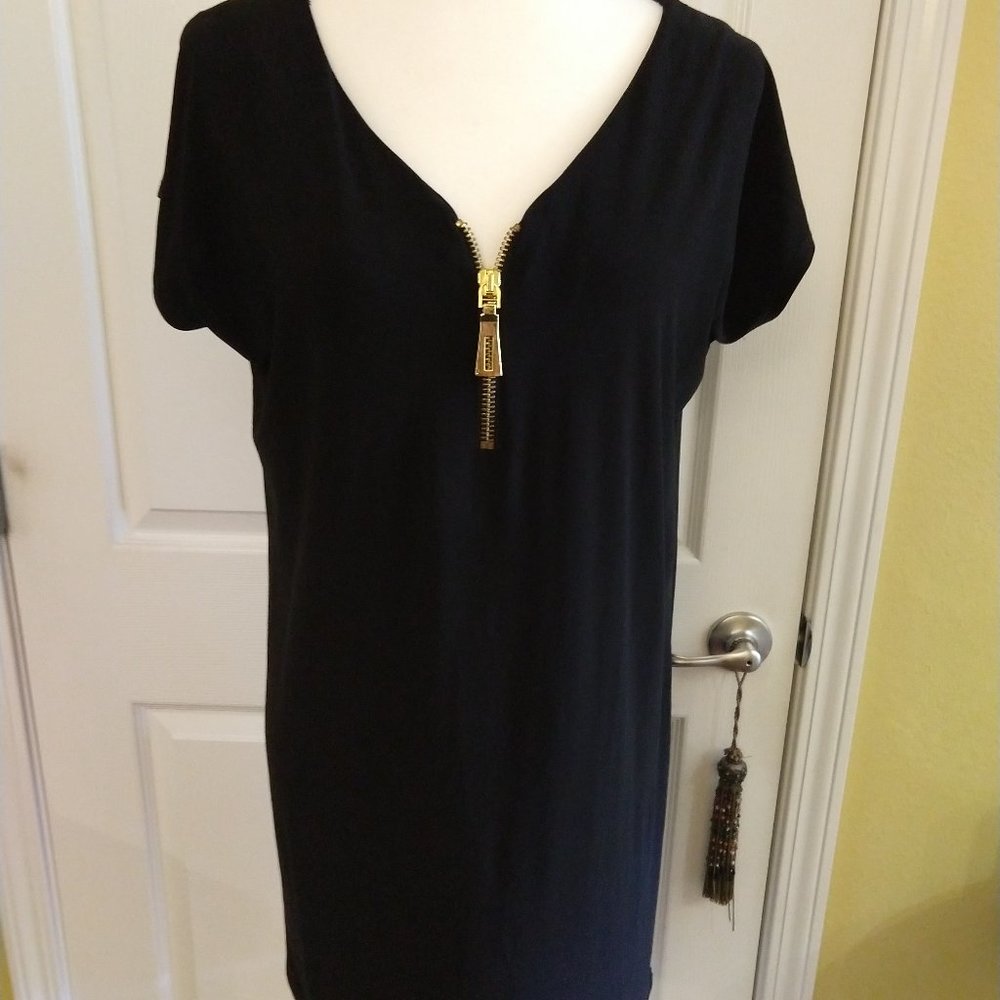 Dressbarn Black High Low Dress Sz 10